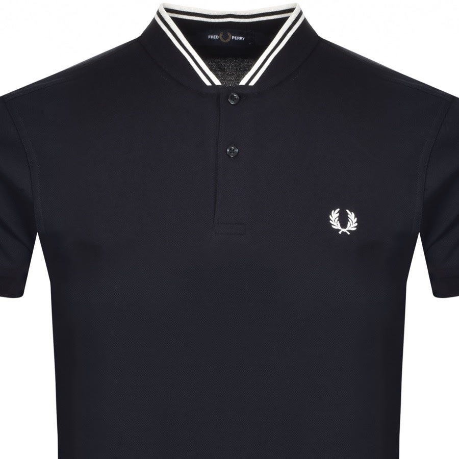Alternative Image for ProductFred Perry Bomber Collar Polo T Shirt Navy2